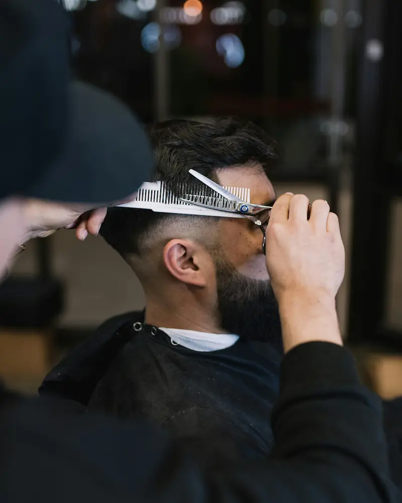 Scissors and comb technique